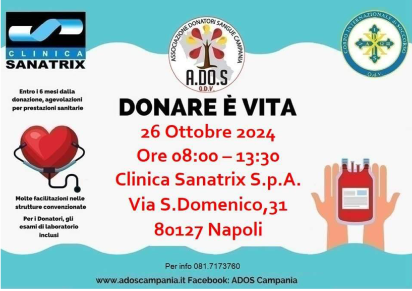 Donare sangue è donare vita