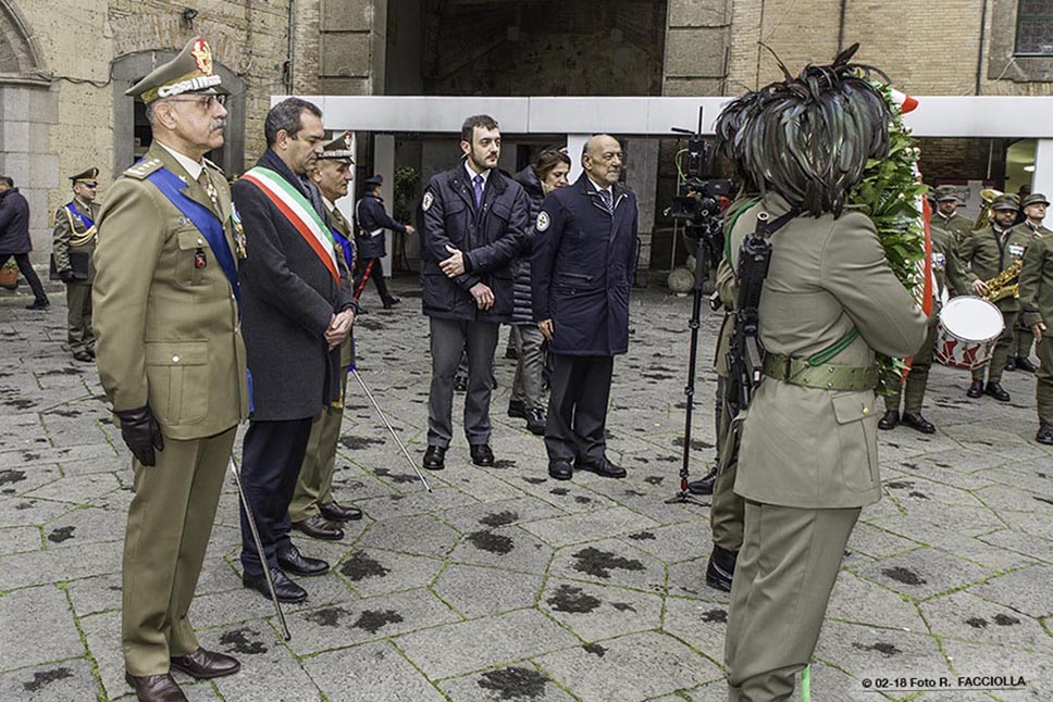 Il C.I.S. al Maschio Angioino per presidiare la manifestazione del cambio di Comando!
