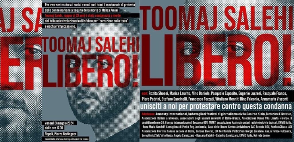 Toomaj Salehi rischia impiccagione
