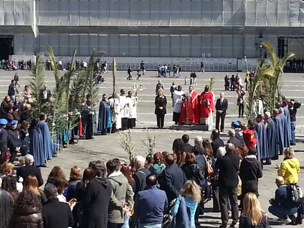29 marzo 2015, Domenica delle Palme con S.A.R. la Principessa Beatrice di Borbone delle Due Sicilie