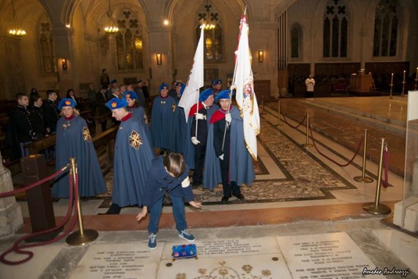 17 marzo 2014, ore 19, Basilica di Santa Chiara, Celebrazione del Soldato Napolitano