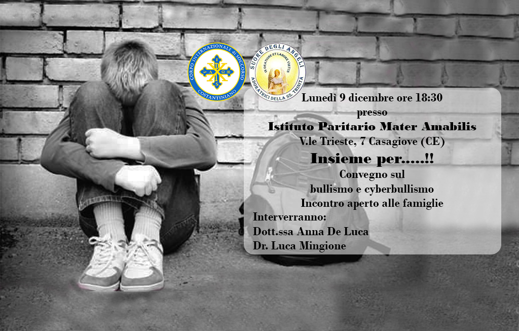 Lunedì 9 dicembre – Insieme per…..!!