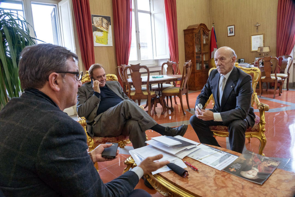 Il presidente a Benevento incontra il sindaco Mastella