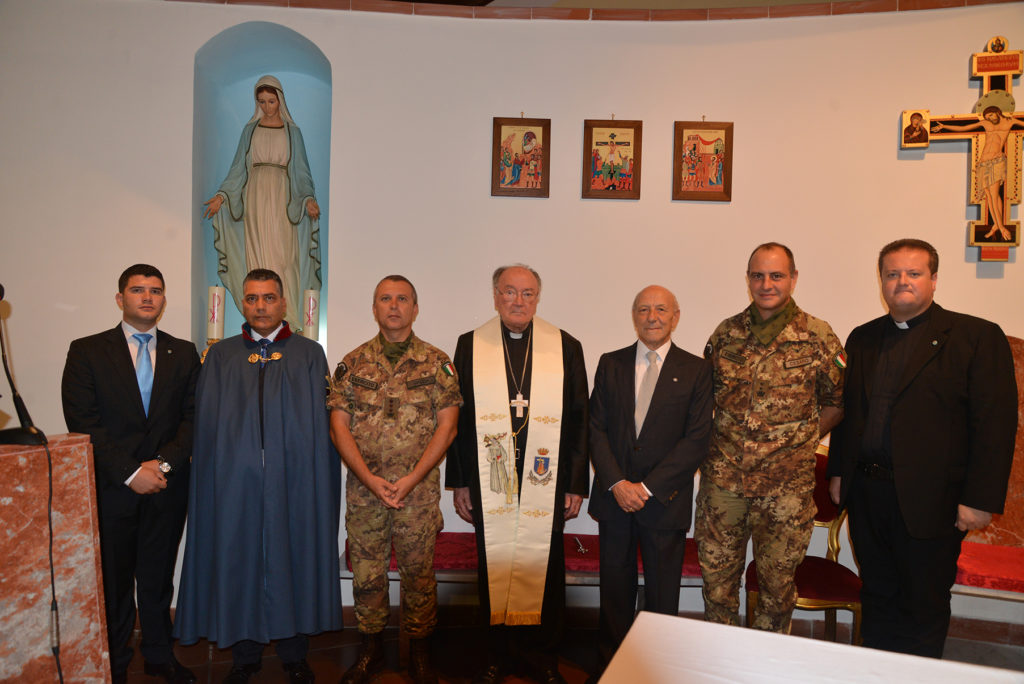 11 agosto, incontro al 19° Reggimento Guide di Salerno con il Gran Priore Cardinale Raffaele Martino