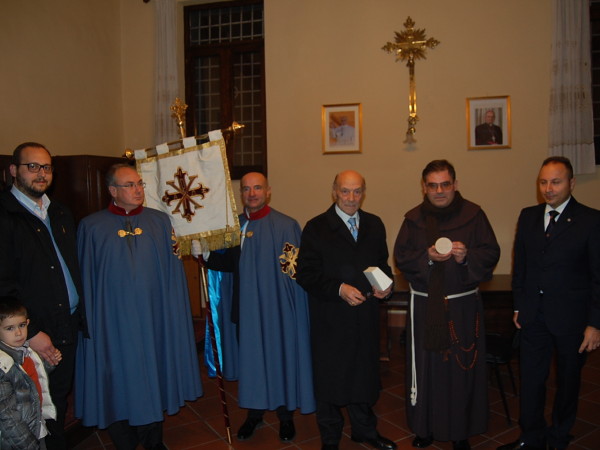21 dicembre 2014, incontro tra Cavalieri e volontari presso Orta di Atella
