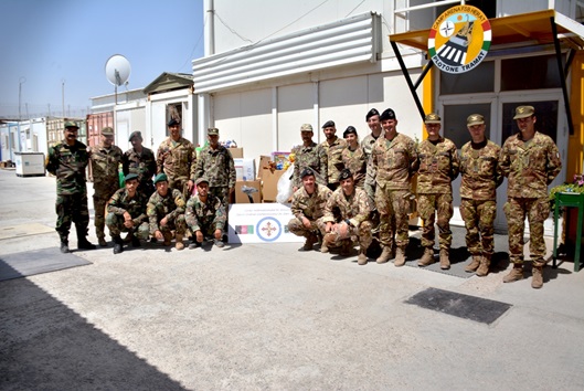 5 giugno, il C.I.S. effettua una donazione in Afghanistan.