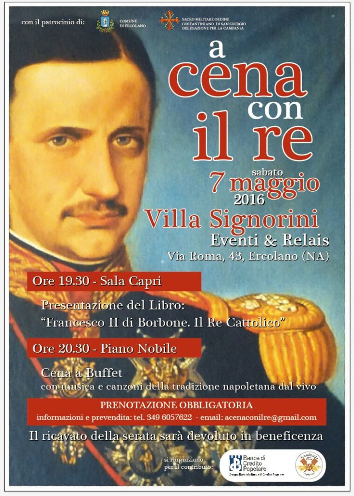 Sabato 07 maggio 2016, presso Villa Signorini ad Ercolano