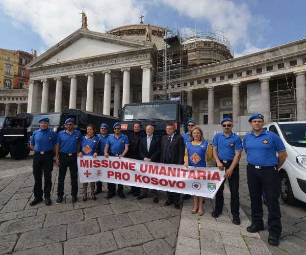 10 maggio 2014, Santa Benedizione in occasione della partenza per il Kosovo