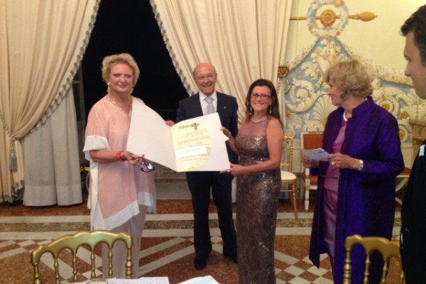 27 giugno 2014, conferimento dell’Onorificenza di Dama di merito presso il Museo di Capodimonte