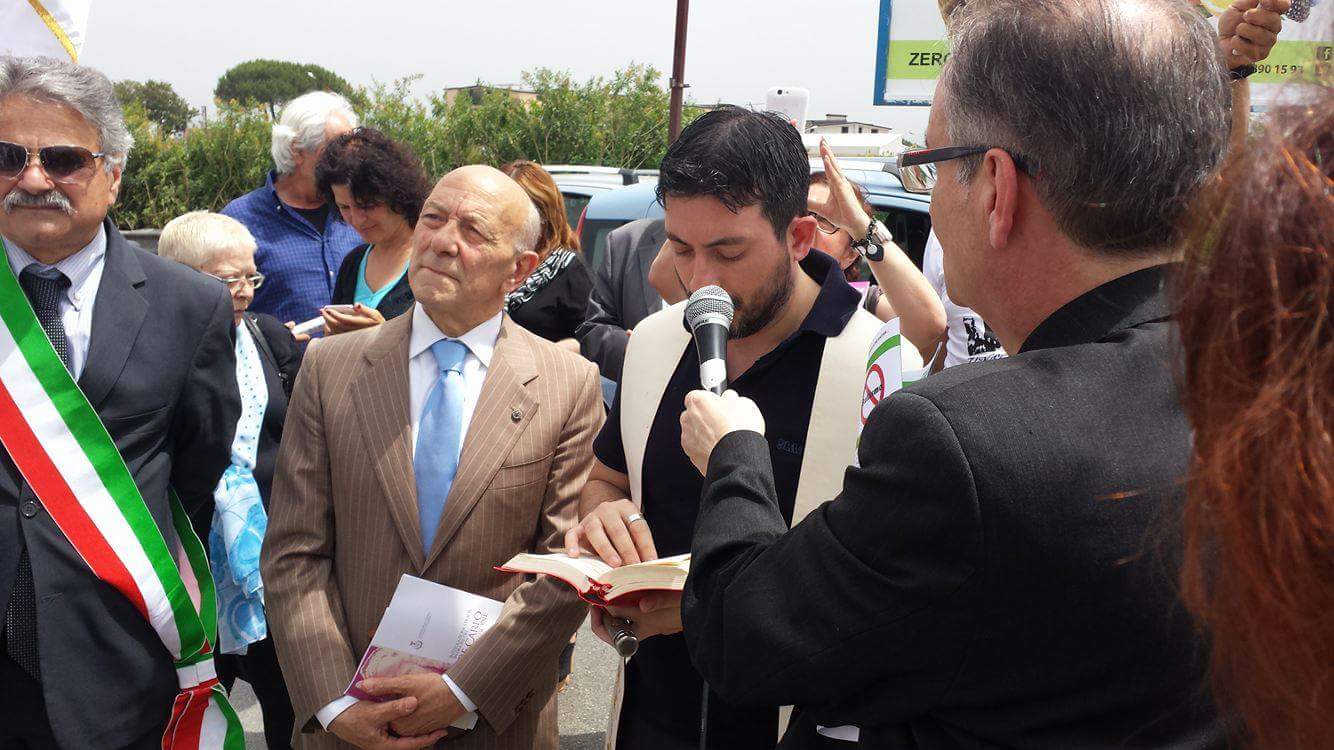 Inaugurazione strada di sant’ Arpino (Ce) dedicata a Re Carlo di Borbone